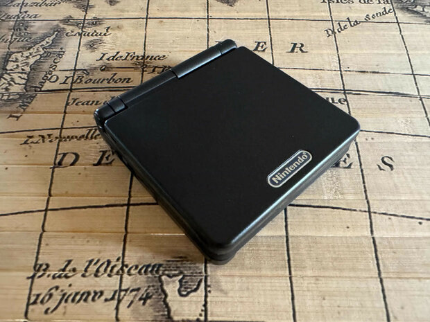 Gameboy Advance SP Graphite Black - USB-C & IPS V5
