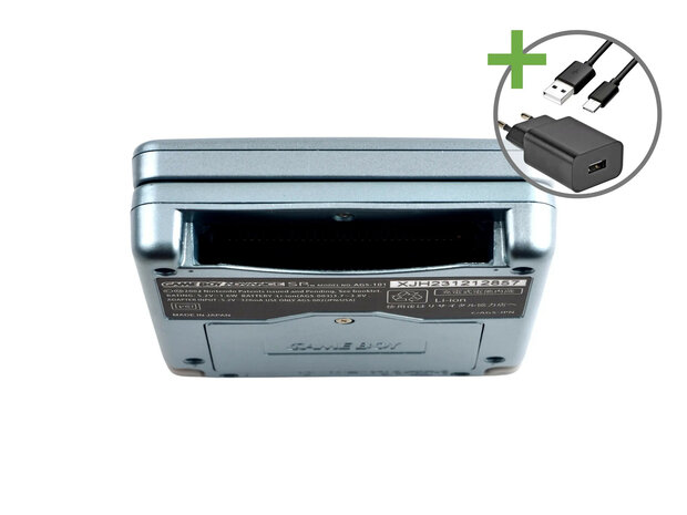 Gameboy Advance SP Lightblue - USB-C & IPS V5