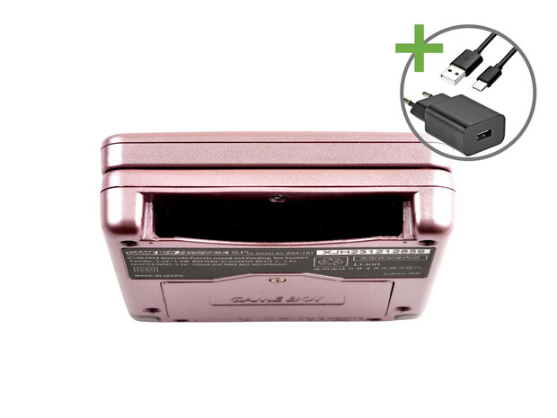 Gameboy Advance SP Pink - USB-C & IPS V5