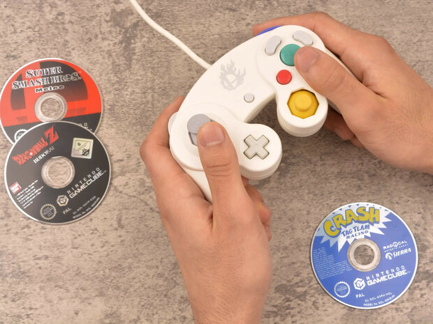 Nintendo GameCube Controller Smash 4 White