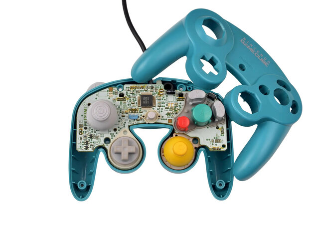 Original Gamecube Controller Emerald Blue