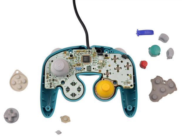 Original Gamecube Controller Emerald Blue