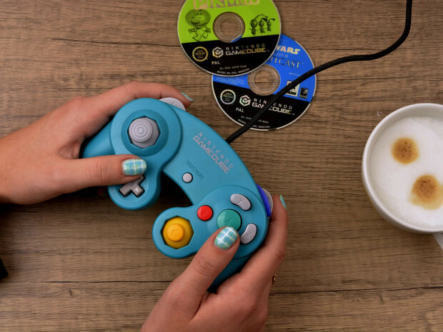 Original Gamecube Controller Emerald Blue