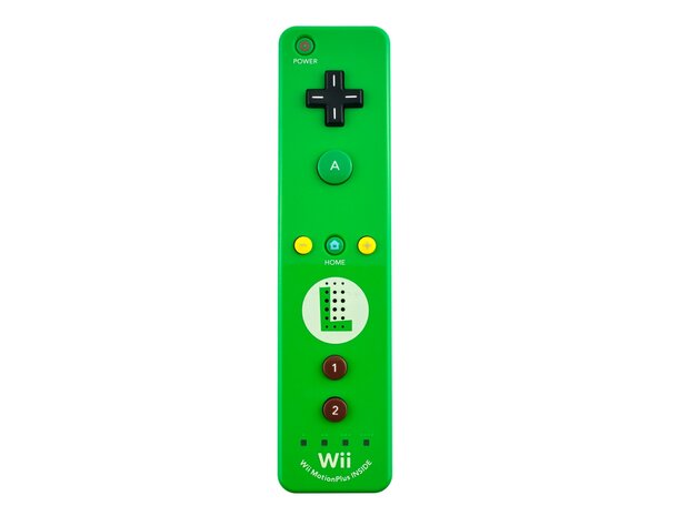 Nintendo Wii Remote Controller Motion Plus Luigi