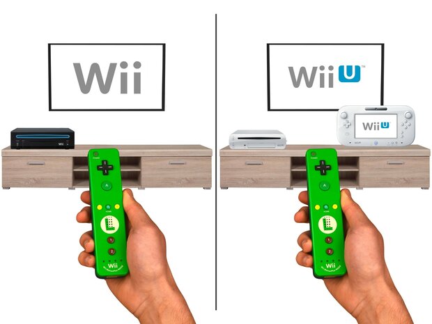 Nintendo Wii Remote Controller Motion Plus Luigi