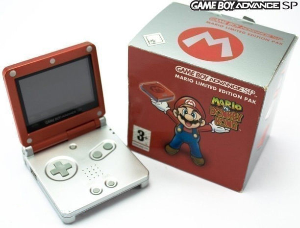 Gameboy Advance SP Mario Limited Edition [Complete]