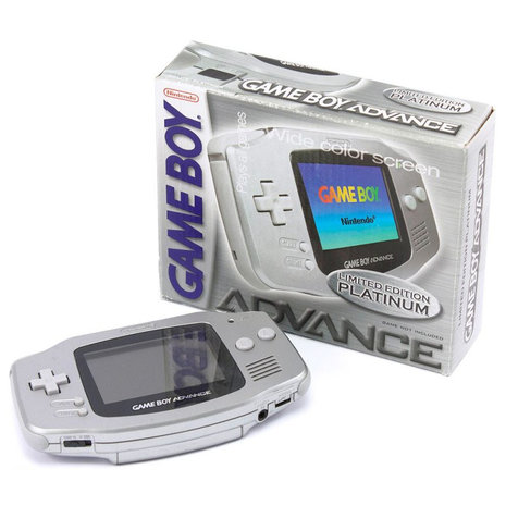 GameBoy Advance System Platinum Silver - Limited Edition