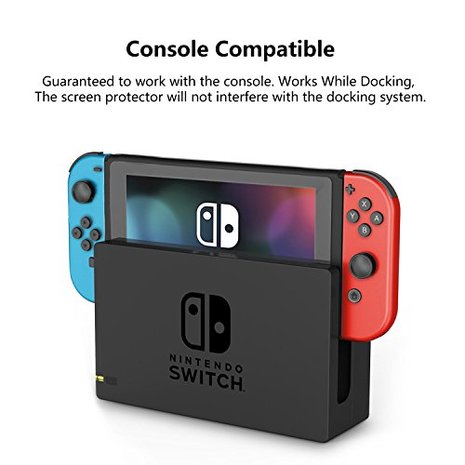 Nintendo Switch 9H Tempered Glass Screenprotector