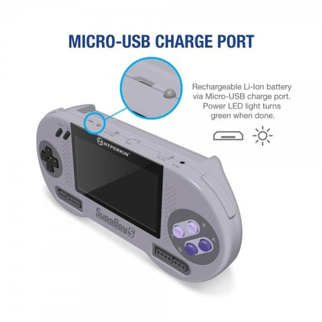 SupaBoy S Portable SNES Console