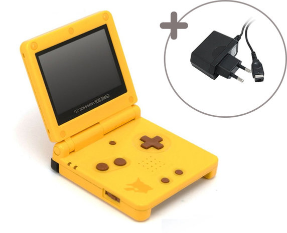 Custom Gameboy Advance SP Pikachu Edition