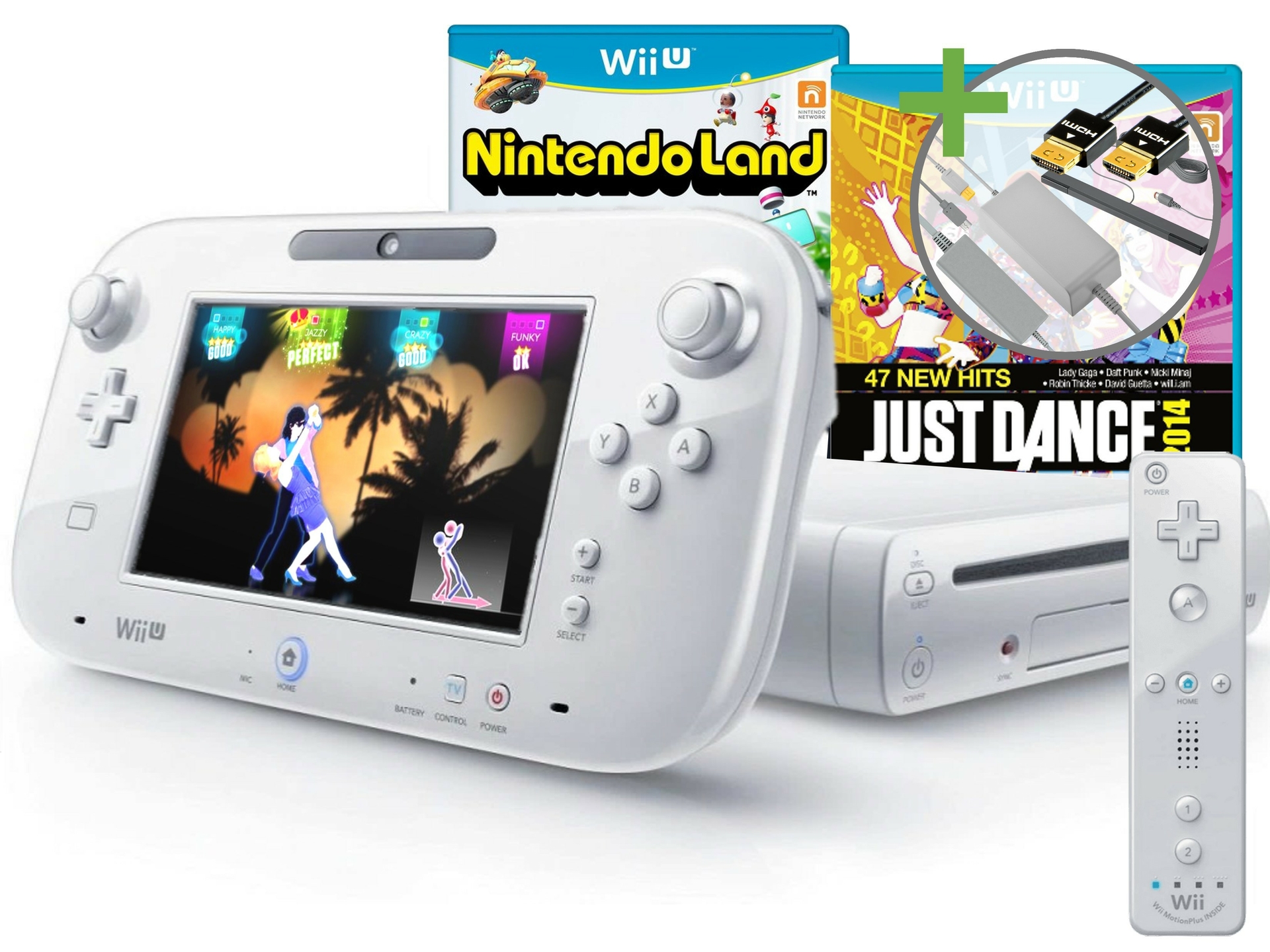 Wii U - Wii U本体 Wii Fit JUST DANCE リモコン1つ付き Wii U本体 Wii Fit JUST DANCE リモコン1つ付き