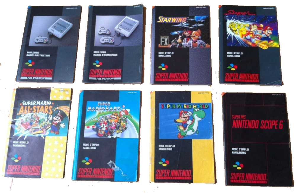 Super Nintendo [SNES] Manuals