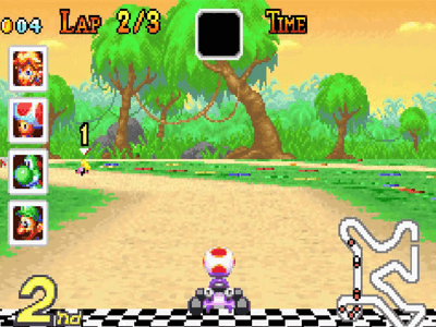 Gameboy Screenshot Mario Kart Super Circuit