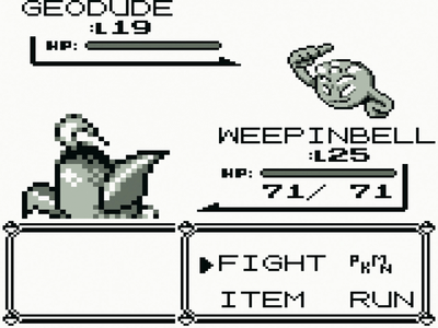 Gameboy Screenshot Pokemon Red