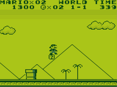 Gameboy Screenshot Super Mario Land