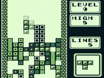 Gameboy Screenshot Tetris