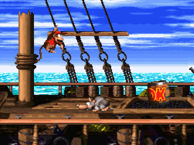 Super Nintendo SNES Screenshot Donkey Kong Country 2
