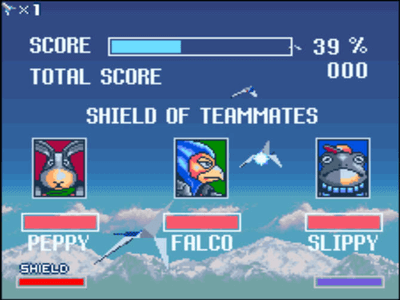 Super Nintendo SNES Screenshot Starwing