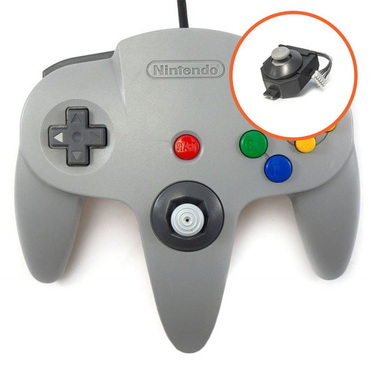 Nintendo 64 [N64] Controller Grey (Nieuw Gamecube Pookje) ⭐