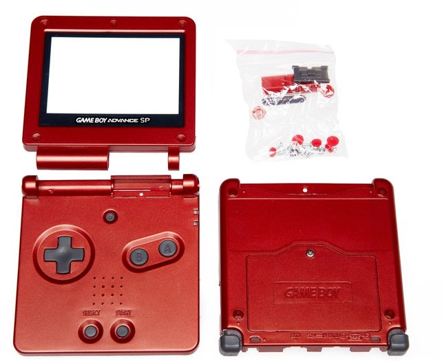 Game Boy Advance SP Shell Red ⭐ Gameboy Advance