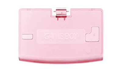 Game Boy Advance Battery Cover (Clear Pink)