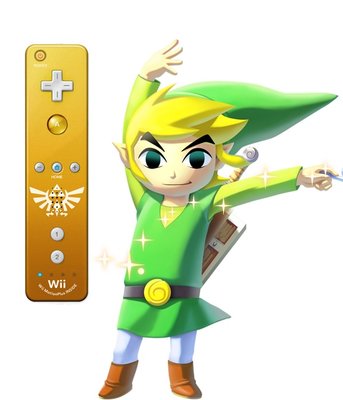 Wii Motion Plus Controller Zelda Edition