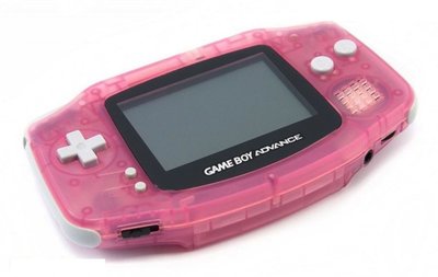 Gameboy Advance Transparent Pink