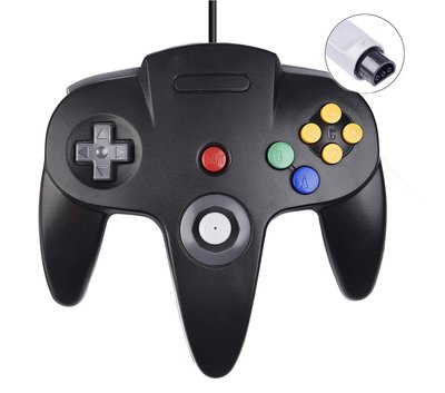New Nintendo 64 [N64] Controller Black