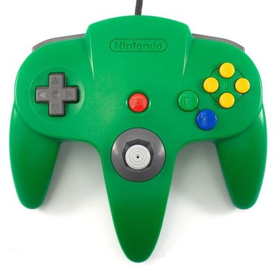 Nintendo 64 [N64] Controller Green (New Thumbstick)