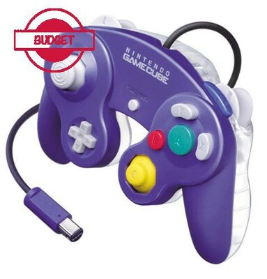 Originele Nintendo Gamecube [NGC] Controller Purple Transparant - Budget