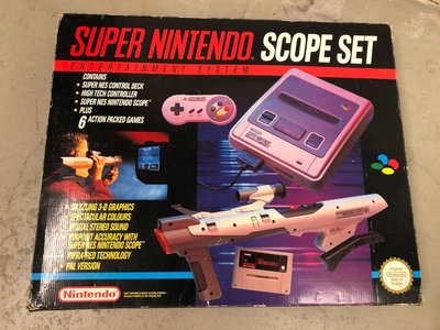 Super Nintendo Console - Scope Set [Complete]