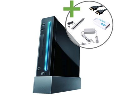 Nintendo Wii Console Zwart - HDMI Editie
