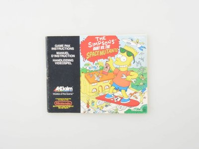 The Simpsons: Bart vs. the Space Mutants - Manual