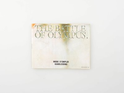 The Battle of Olympus - Manual