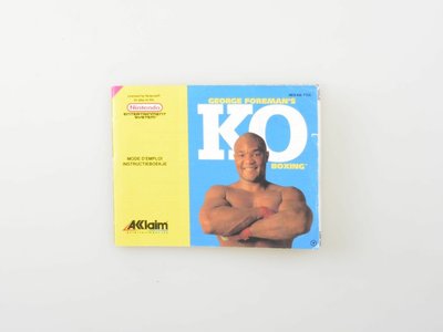 George Forman's KO Boxing - Manual