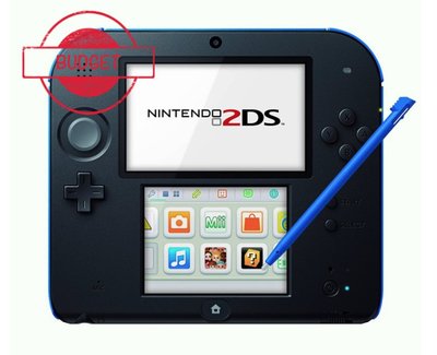 Nintendo 2DS Black-Blue - Budget