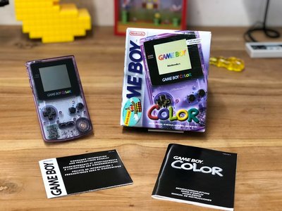 Gameboy Color Transparent Purple (Complete)