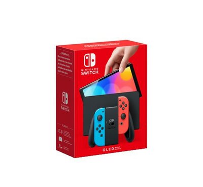 Nintendo Switch OLED - Red/Blue [Complete]