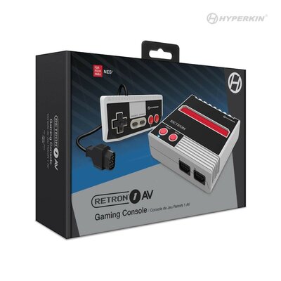 RetroN 1 NES Gaming Console (Gray) - AV