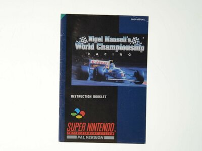 Nigel Mansell's World Championship Racing - Manual