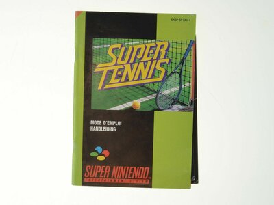 Super Tennis - Manual