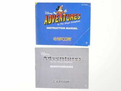 Adventures In The Magic Kingdom + Questionnaire (SCN) - Manual