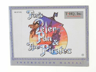 Fox's Peter Pan & The Pirates - Manual