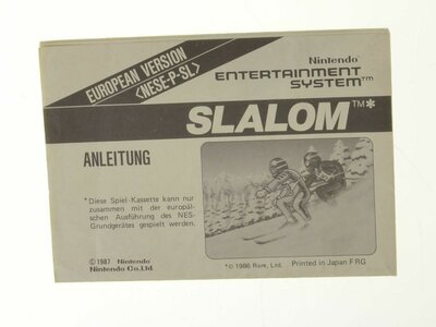 Slalom (German) - Manual