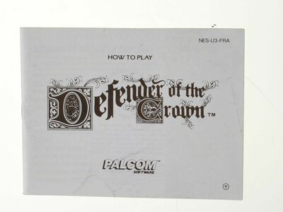 Defender of the Crown - Manual