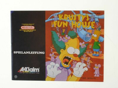 Krusty's Fun House - Manual