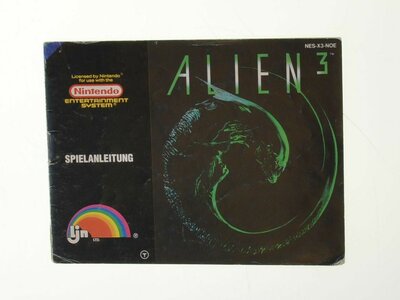 Alien 3 (German) - Manual
