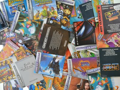 50+ Gameboy Advance Manuals - Setje 2