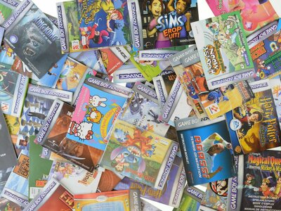 50+ Gameboy Advance Manuals - Setje 4