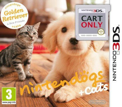 Nintendogs + Cats - Golden Retriever & New Friends - Cart Only